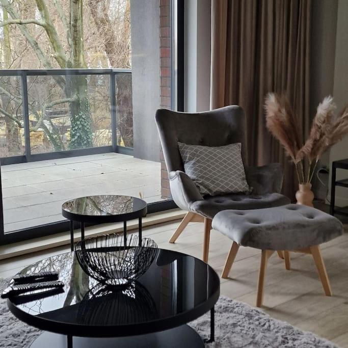 Apartament Nad Struga, Klimatyzacja, Parking,Taras Торунь Екстер'єр фото